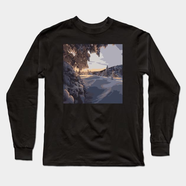 Missing Winter Wonderland Long Sleeve T-Shirt by Art by Ergate